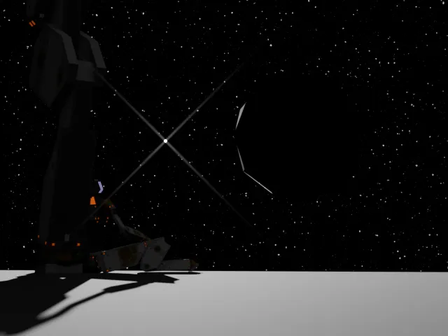 Nchọ and Obi observe the Slumbering Empyrean and its sibling from Nysa's Wake