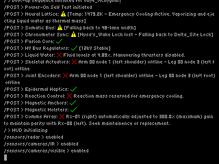 /comms_array/local/Mkpụrụobi_mepụta > ⚠️ EMERGENCY: FREIGHTER_17C CRASHED \n /comms_array/local/Mkpụrụobi_mepụta > ⚠️ EMERGENCY: ONYE_NCHỌGHARỊ LEFT ARM SEVERED \n /comms_array/local/Mkpụrụobi_mepụta > ⚠️ EMERGENCY: ONYE_NCHỌGHARỊ LEFT FOOT DESTROYED \n /comms_array/local/onye_Nchọgharị > i'm here, i'm here. fuck, my head...