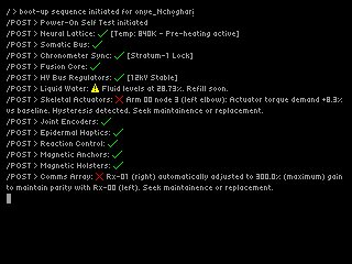 / > HUD initializing